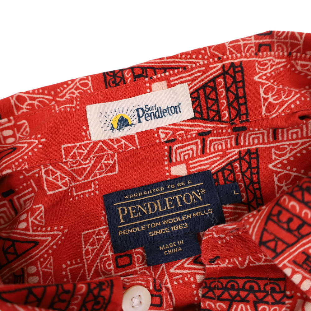 Surf Pendleton Allover Print Button Down Summer S… - image 5